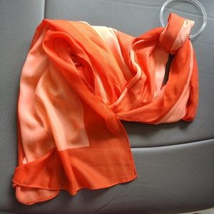 Orange scarf